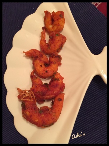 Ashu's- Spicy prawn fry